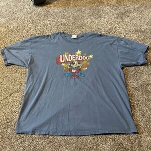 blue old school underdog Tshirt